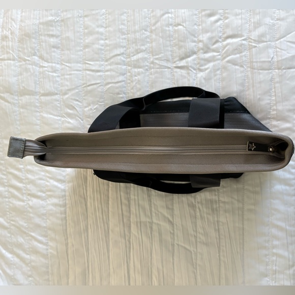 Harveys Black, Gray, and Orange Tote Bag - Picture 8 of 10